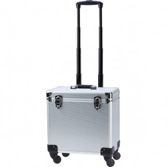 Чемодан для парикмахерских инструментов DEWAL, полимерный материал, серебристый,38x22x44 см