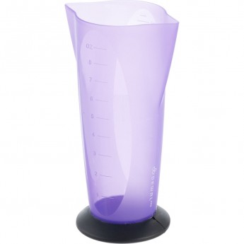 Стакан мерный DEWAL, с 2 носиками, с резинкой на дне, 250 мл